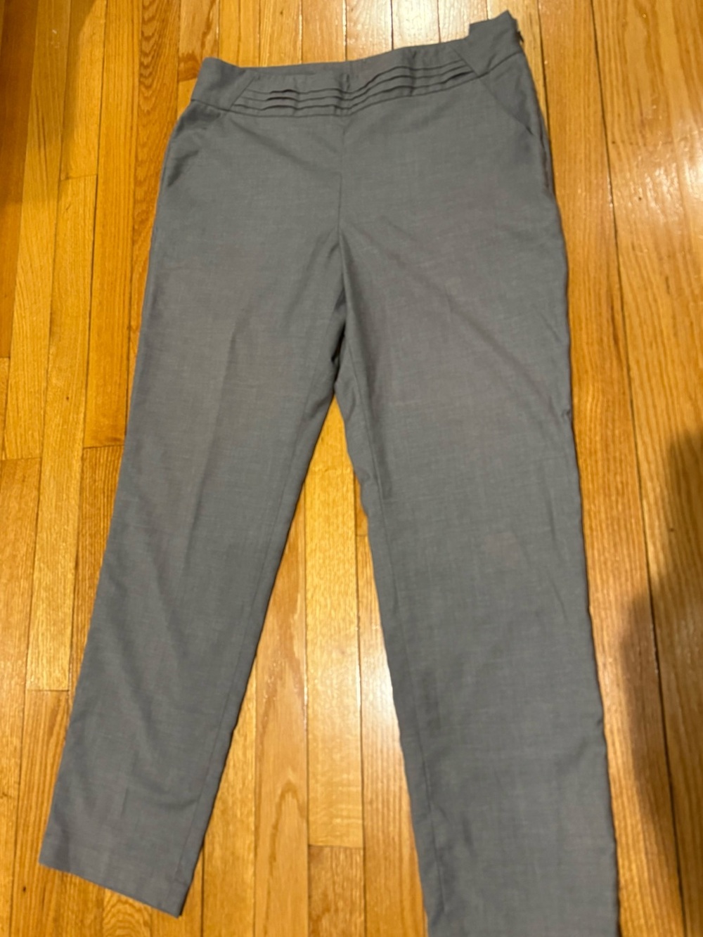 EP Pro Women's Gray Straight-Leg Trousers